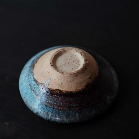 古玩陶瓷宋代西壩窯窯變盞真品鑒賞圖