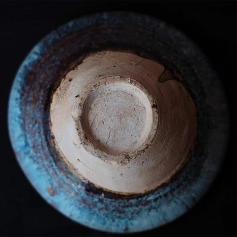 古玩陶瓷宋代西壩窯窯變盞真品鑒賞圖