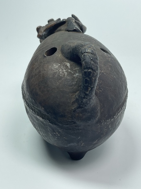 古玩陶瓷明末清初瑞獸水注真品鑒賞圖