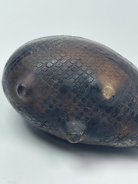 古玩陶瓷明末清初瑞獸水注真品鑒賞圖