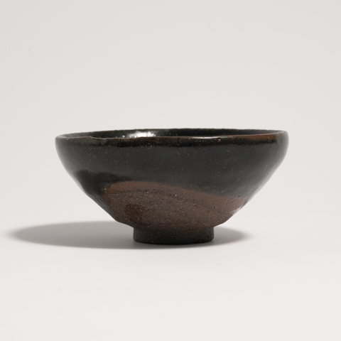 古玩陶瓷建窯黑釉兜口盞真品鑒賞圖