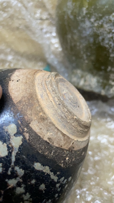 古玩陶瓷吉州窯窯變釉茶盞真品鑒賞圖