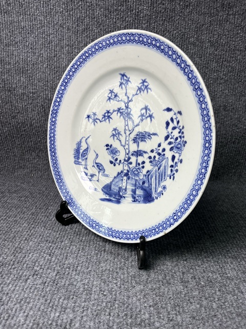 古玩陶瓷青花洞石花鳥紋盤拍賣,當前價格1588元