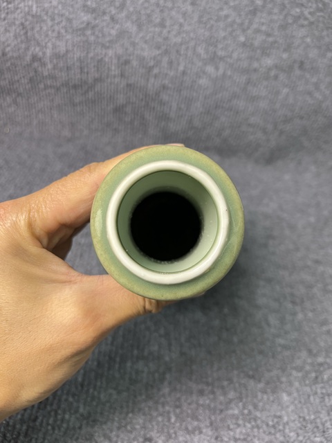 古玩陶瓷青釉雙耳蒜頭瓶拍賣，當前價格4888元