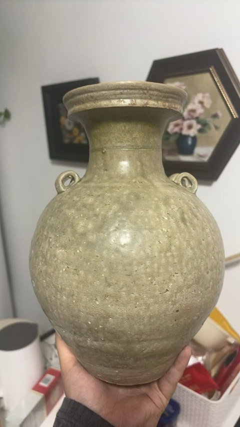 古玩陶瓷六朝·青瓷立瓶拍賣，當(dāng)前價(jià)格0元