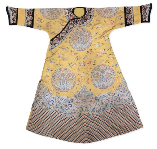 古玩雜項(xiàng)八團(tuán)女服真品鑒賞圖