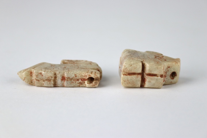 古玩玉器做舊仿西周“玉兔”真品鑒賞圖