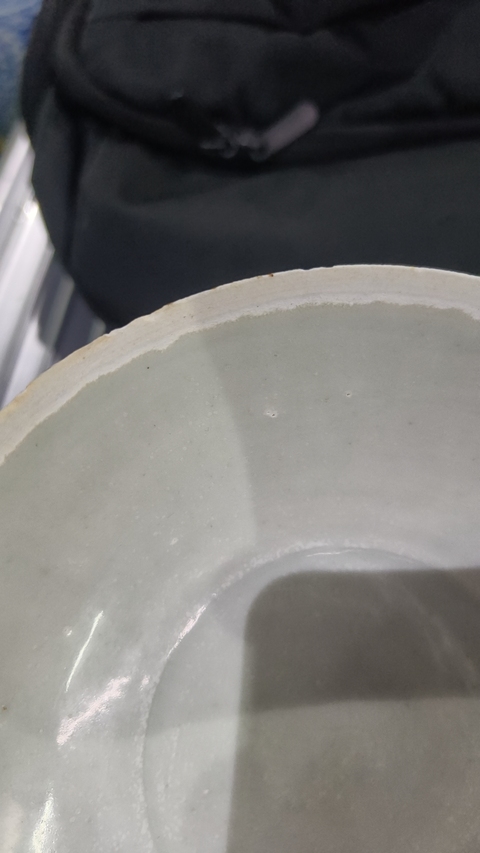 古玩陶瓷影青劃花碗真品鑒賞圖