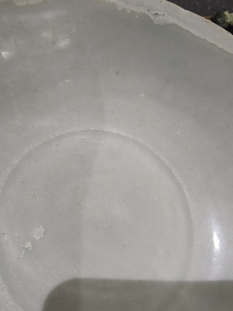 古玩陶瓷影青劃花碗真品鑒賞圖