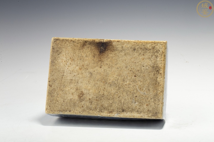 古玩陶瓷清中晚期青花纏枝蓮紋虎子真品鑒賞圖