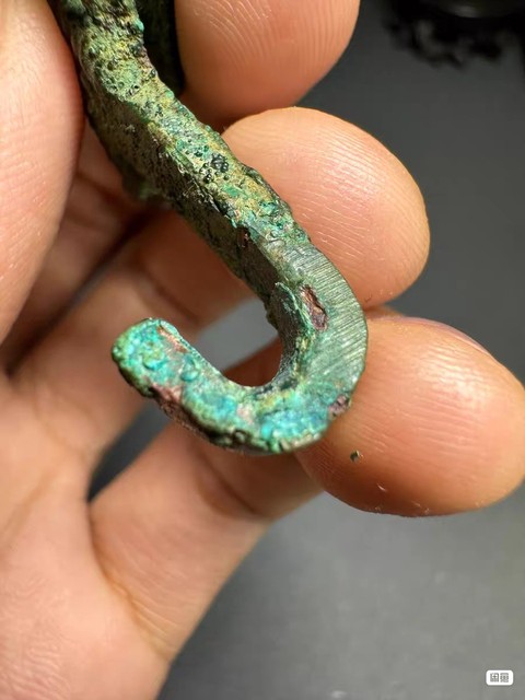 古玩銅器帶鉤真品鑒賞圖