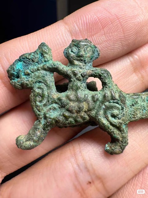 古玩銅器帶鉤真品鑒賞圖