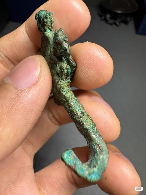 古玩銅器帶鉤真品鑒賞圖