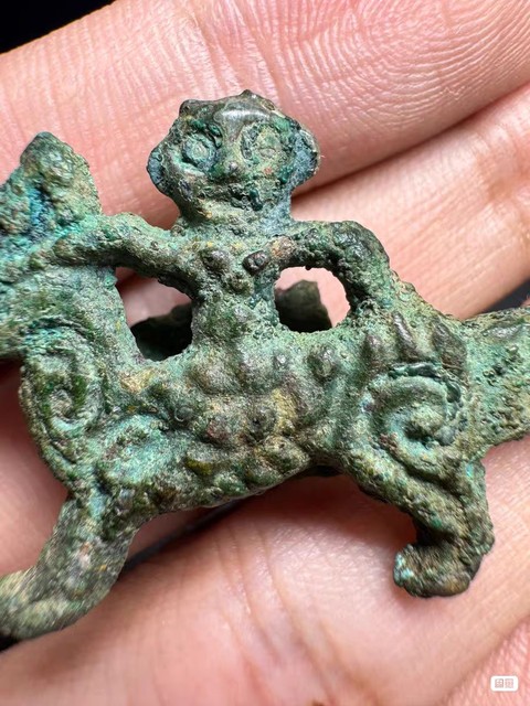 古玩銅器帶鉤真品鑒賞圖