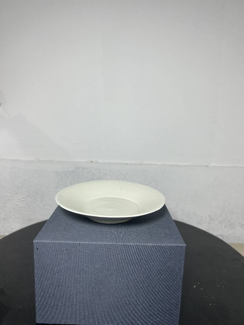 古玩陶瓷館藏級精品五代十國白釉花口洗拍賣,當前價格8800元