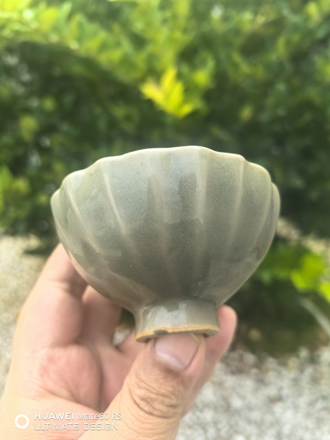 古玩陶瓷龍泉杯真品鑒賞圖