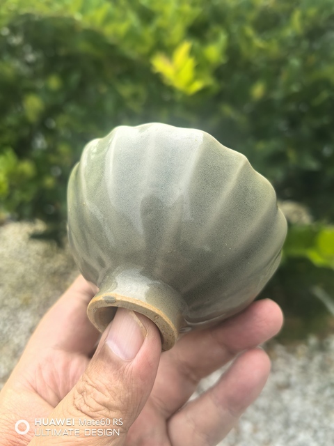 古玩陶瓷龍泉杯真品鑒賞圖