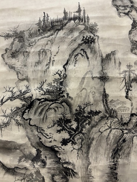 古玩字畫寒林圖真品鑒賞圖