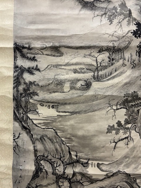 古玩字畫寒林圖真品鑒賞圖