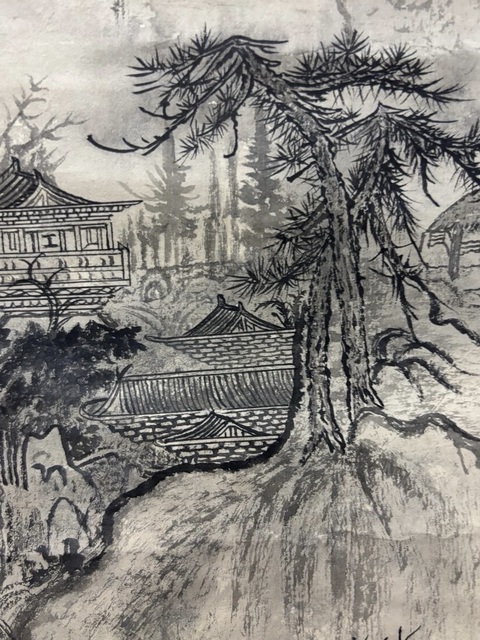 古玩字畫寒林圖真品鑒賞圖