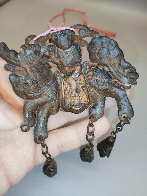 古玩雜項銀鎖真品鑒賞圖