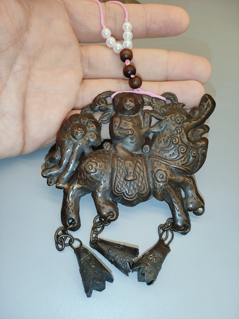 古玩雜項銀鎖真品鑒賞圖