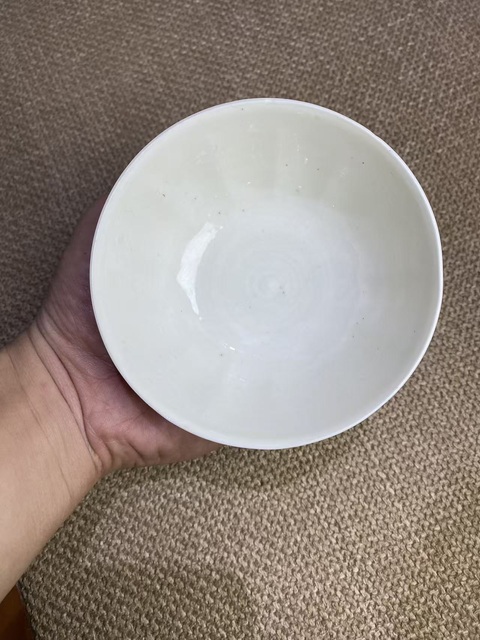 古玩陶瓷霍州窯白釉茶盞真品鑒賞圖