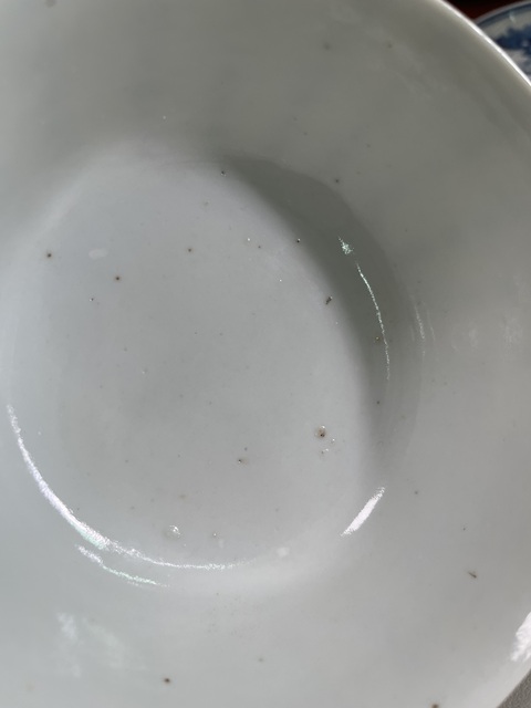 古玩陶瓷青花詩文蓋碗真品鑒賞圖