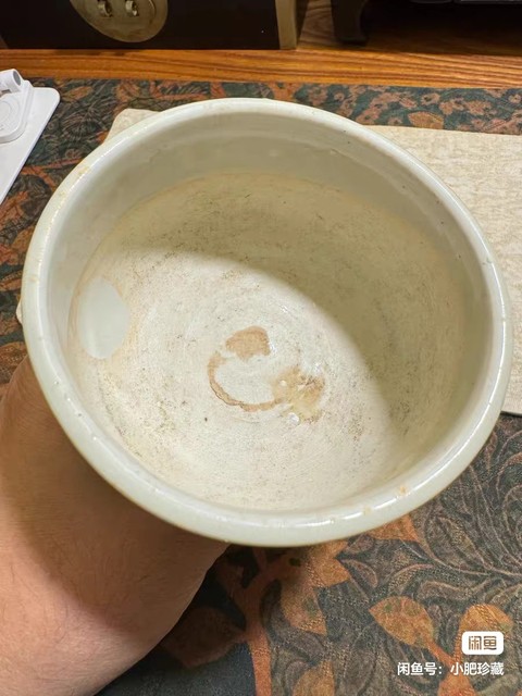 古玩陶瓷青白釉高足杯真品鑒賞圖