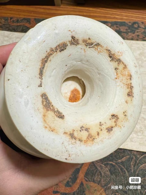 古玩陶瓷青白釉高足杯真品鑒賞圖