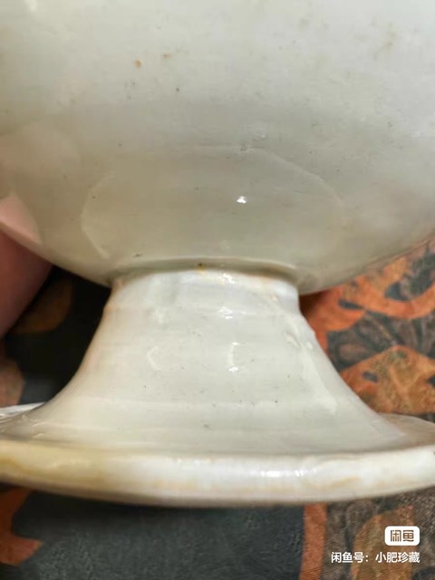 古玩陶瓷青白釉高足杯真品鑒賞圖