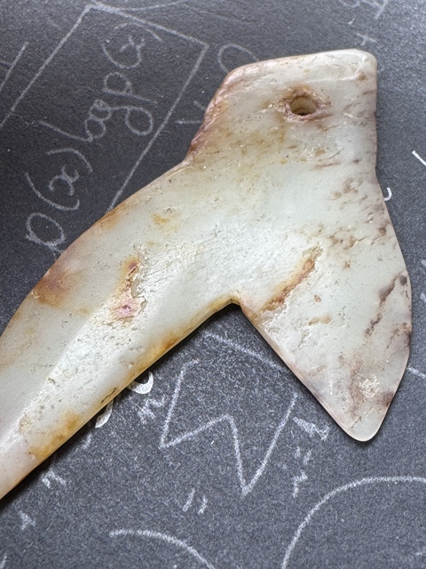 古玩玉器仿古做舊玉墜真品鑒賞圖