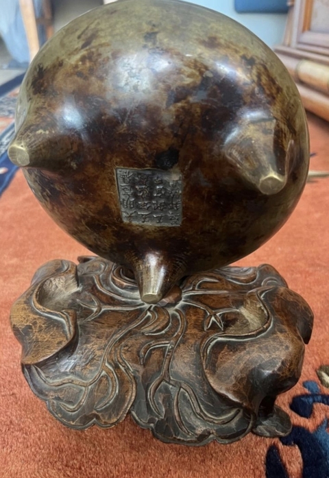 古玩銅器銅爐真品鑒賞圖