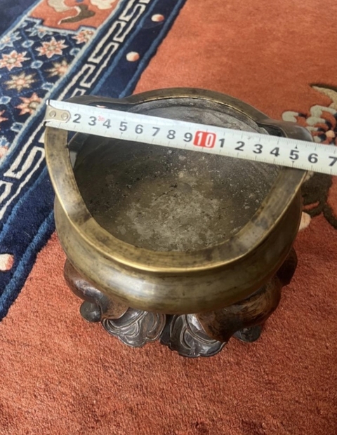 古玩銅器銅爐真品鑒賞圖