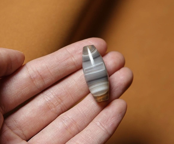 古玩雜項纏絲瑪瑙真品鑒賞圖