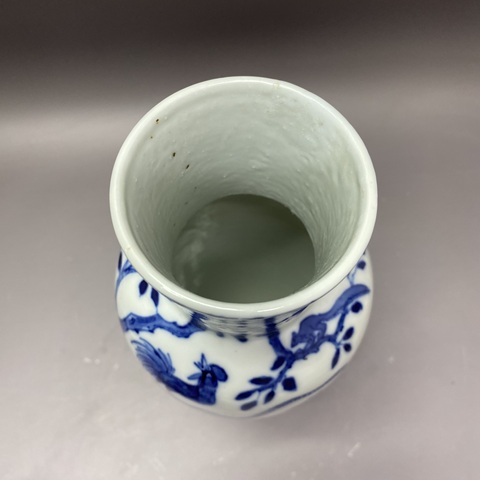 古玩陶瓷十二生肖青花瓶真品鑒賞圖