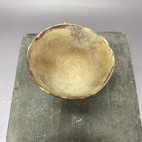 古玩陶瓷文化期彩陶幾何紋杯真品鑒賞圖