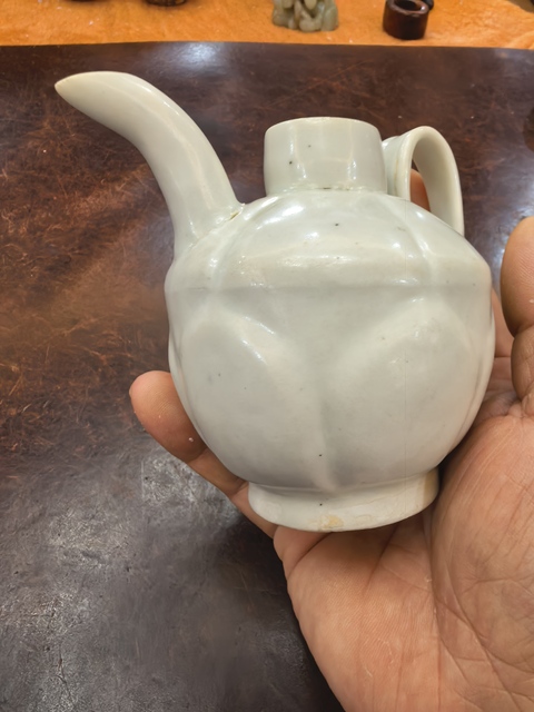 古玩陶瓷青白釉執(zhí)壺真品鑒賞圖