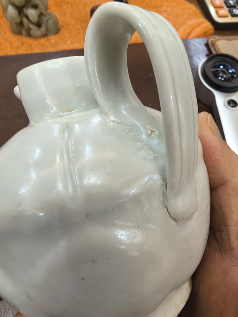 古玩陶瓷青白釉執(zhí)壺真品鑒賞圖