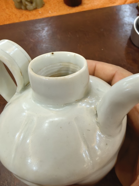 古玩陶瓷青白釉執(zhí)壺真品鑒賞圖