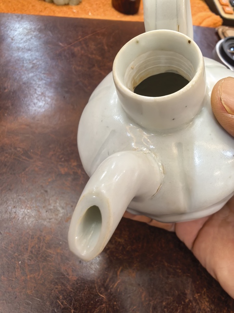 古玩陶瓷青白釉執(zhí)壺真品鑒賞圖