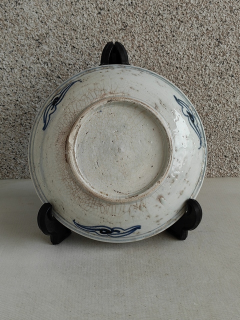 古玩陶瓷青花龍紋盤拍賣,當(dāng)前價(jià)格850元