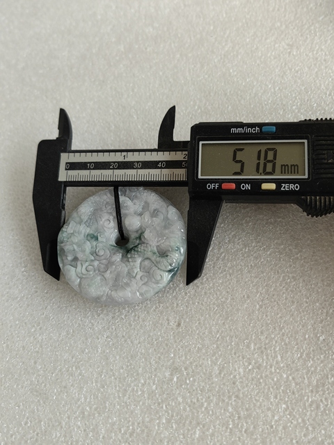 古玩玉器天然翡翠雕“龍紋牌”拍賣,當前價格298元