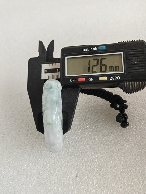 古玩玉器天然翡翠雕“龍紋牌”拍賣,當前價格298元