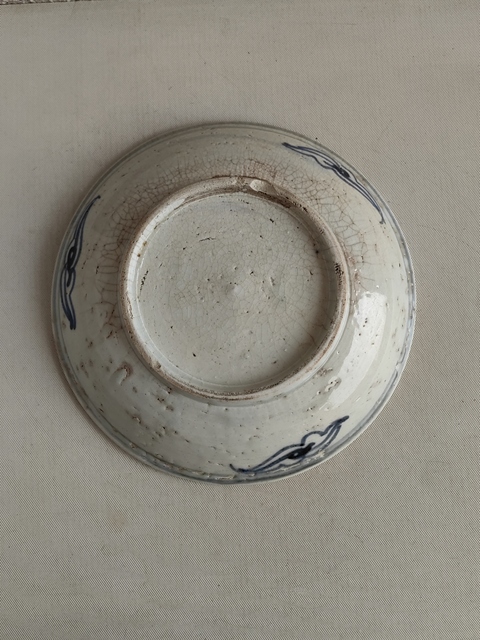古玩陶瓷青花龍紋盤拍賣,當(dāng)前價(jià)格850元