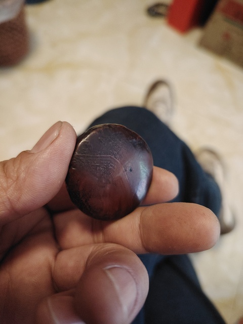古玩玉器老瑪瑙扁珠拍賣,當(dāng)前價格3600元