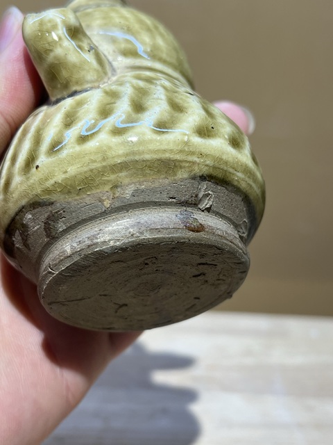 古玩陶瓷唐·壽州窯葫蘆執壺拍賣，當前價格3980元