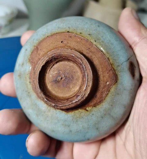 古玩陶瓷鈞瓷盞真品鑒賞圖