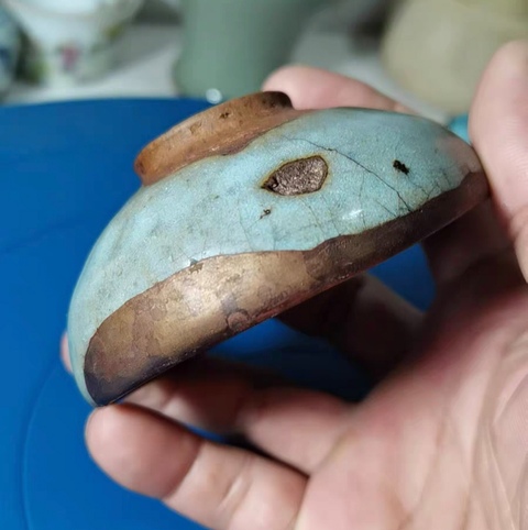 古玩陶瓷鈞瓷盞真品鑒賞圖