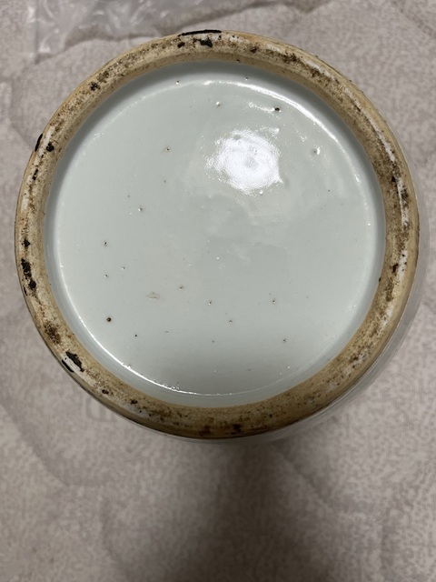 古玩陶瓷粉彩人物東瓜罐真品鑒賞圖